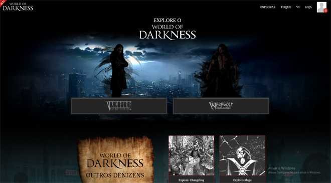 Site de ‘World of Darkness’ sofre novas atualizações