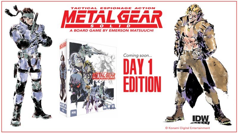 Board Game de Metal Gear terá pré-venda liberada em breve.