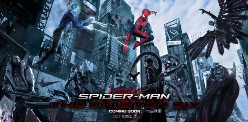 Os planos do Homem-Aranha e do Venom Crossover da Sony incluem o filme Sexteto Sinistro Spinoff