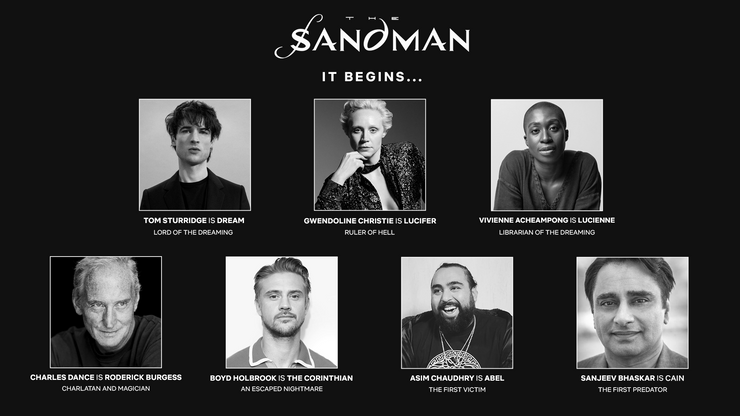 Sandman tem parte do seu cast divulgado!