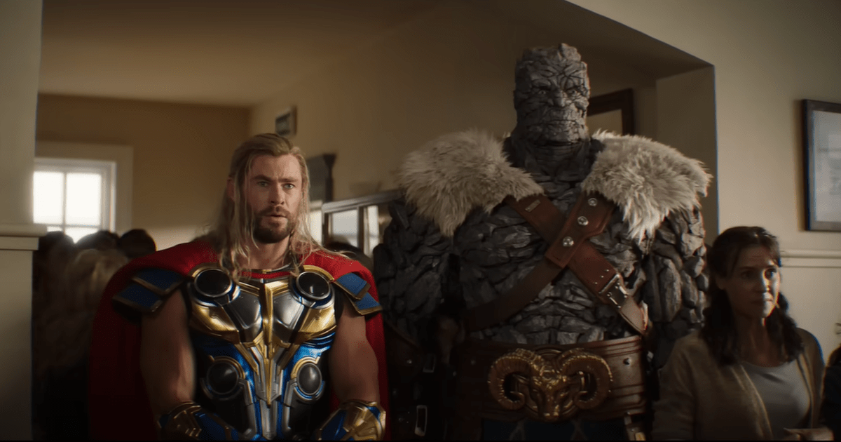 Thor desabafa com Korg sobre reencontro com Jane Foster em nova cena de Thor Amor e Trovão